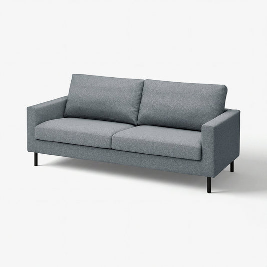 SALTSJÖBADEN 3-seat sofa, Gunnared medium grey, 205 cm