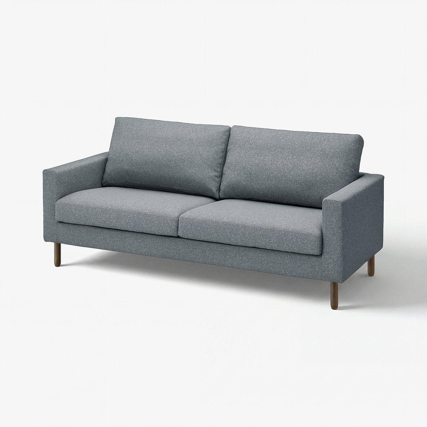 SALTSJÖBADEN 3-seat sofa, Gunnared medium grey, 205x90x88 cm