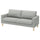 SALTSJÖBADEN 3-seat sofa, Tonerud grey, 205 cm