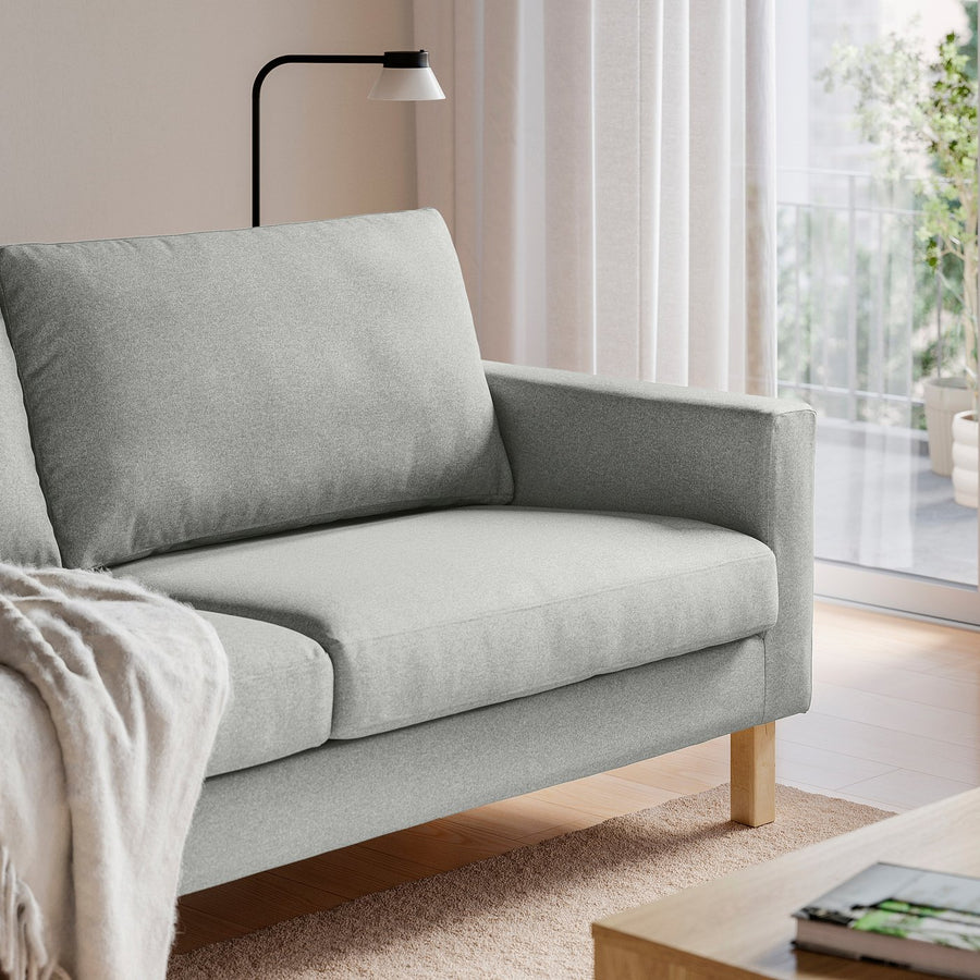 SALTSJÖBADEN 3-seat sofa, Tonerud grey, 205 cm