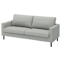 SALTSJÖBADEN 3-seat sofa, Tonerud grey, 205 cm