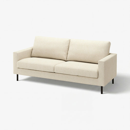 SALTSJÖBADEN 3-seat sofa, Vittangi light beige/white, 205 cm