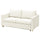 SALTSJÖBADEN 2-seat sofa-bed, Blekinge white, 185 cm