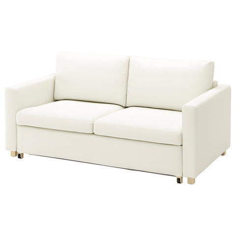 SALTSJÖBADEN 2-seat sofa-bed, Blekinge white, 198x185 cm