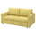 SALTSJÖBADEN 2-seat sofa-bed, Fridtuna yellow, 185 cm