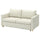 SALTSJÖBADEN 2-seat sofa-bed, Gunnared beige, 185 cm