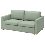 SALTSJÖBADEN 2-seat sofa-bed, Gunnared light green, 185 cm