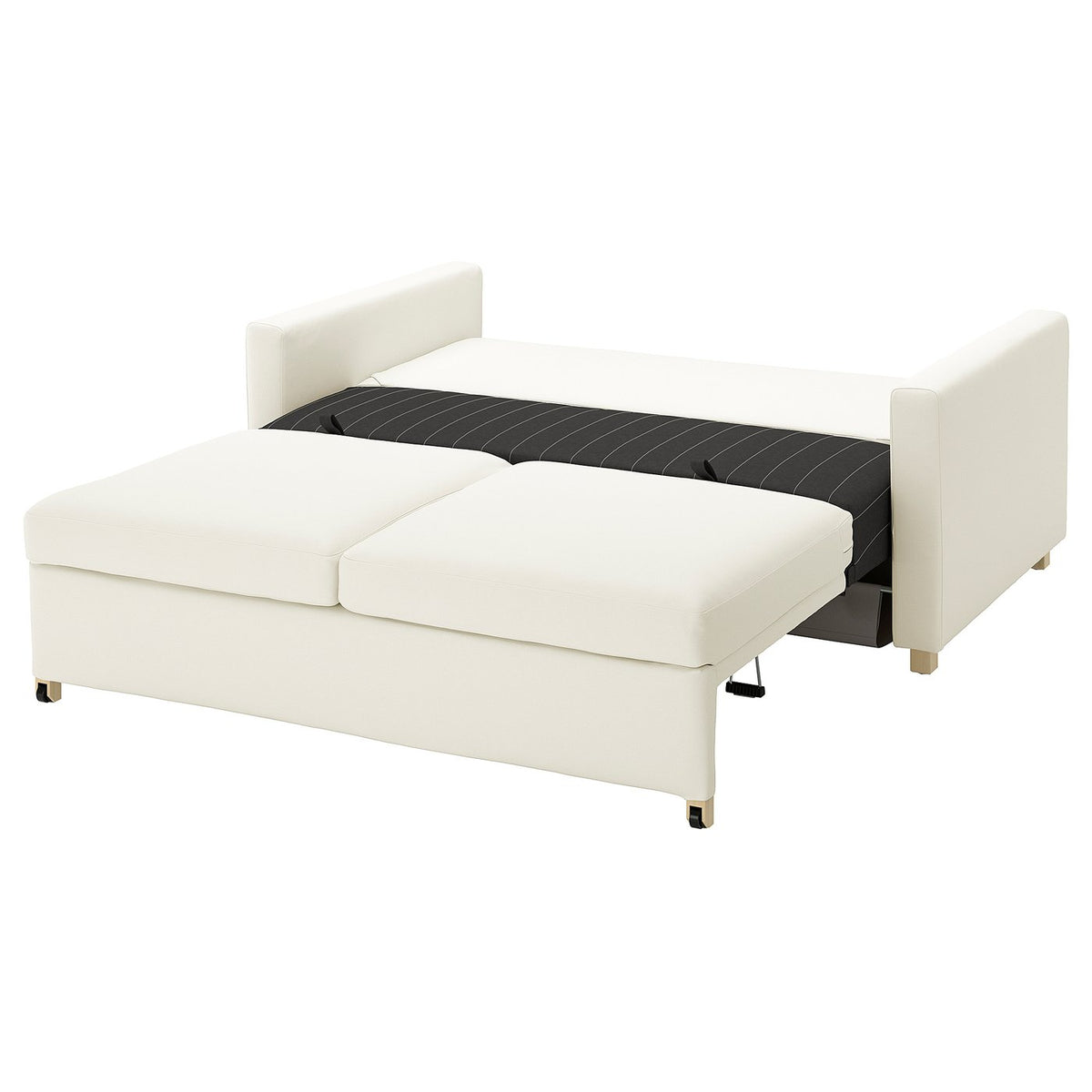 SALTSJÖBADEN cover for 2-seat sofa-bed, Blekinge white