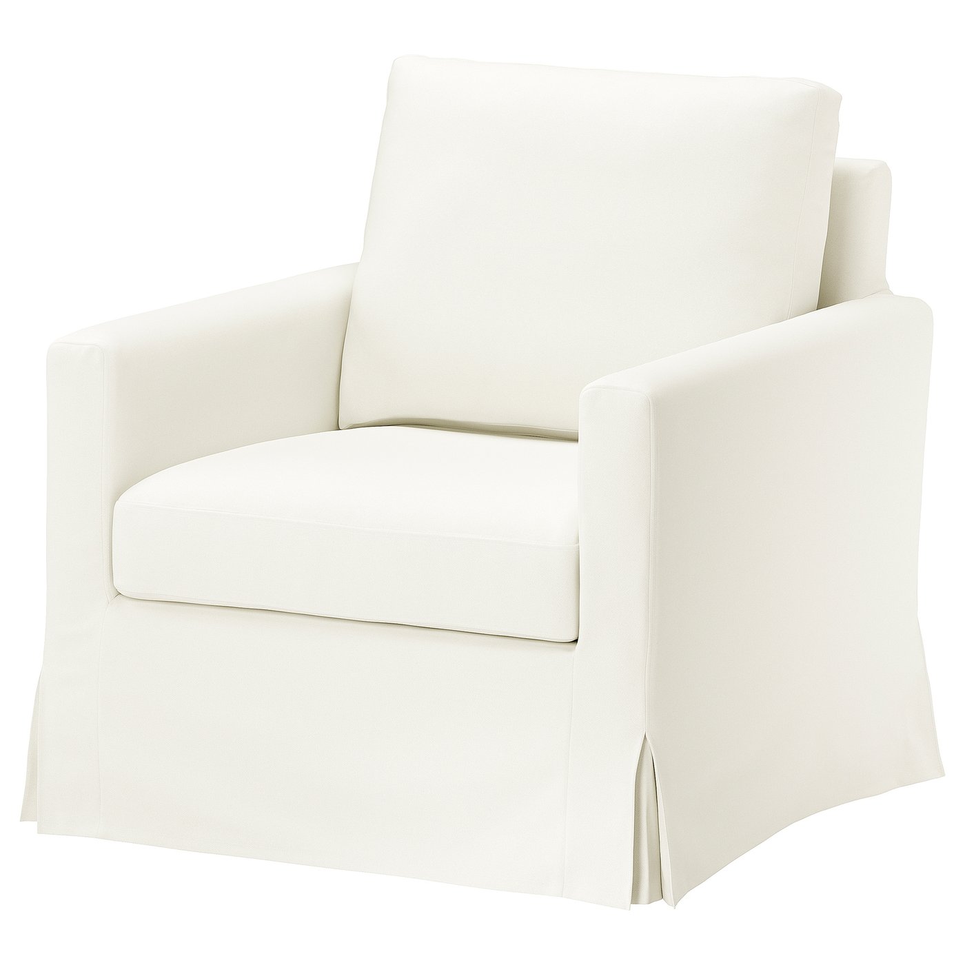 SALTSJÖBADEN cover for rocking/swivel armchair, Blekinge white