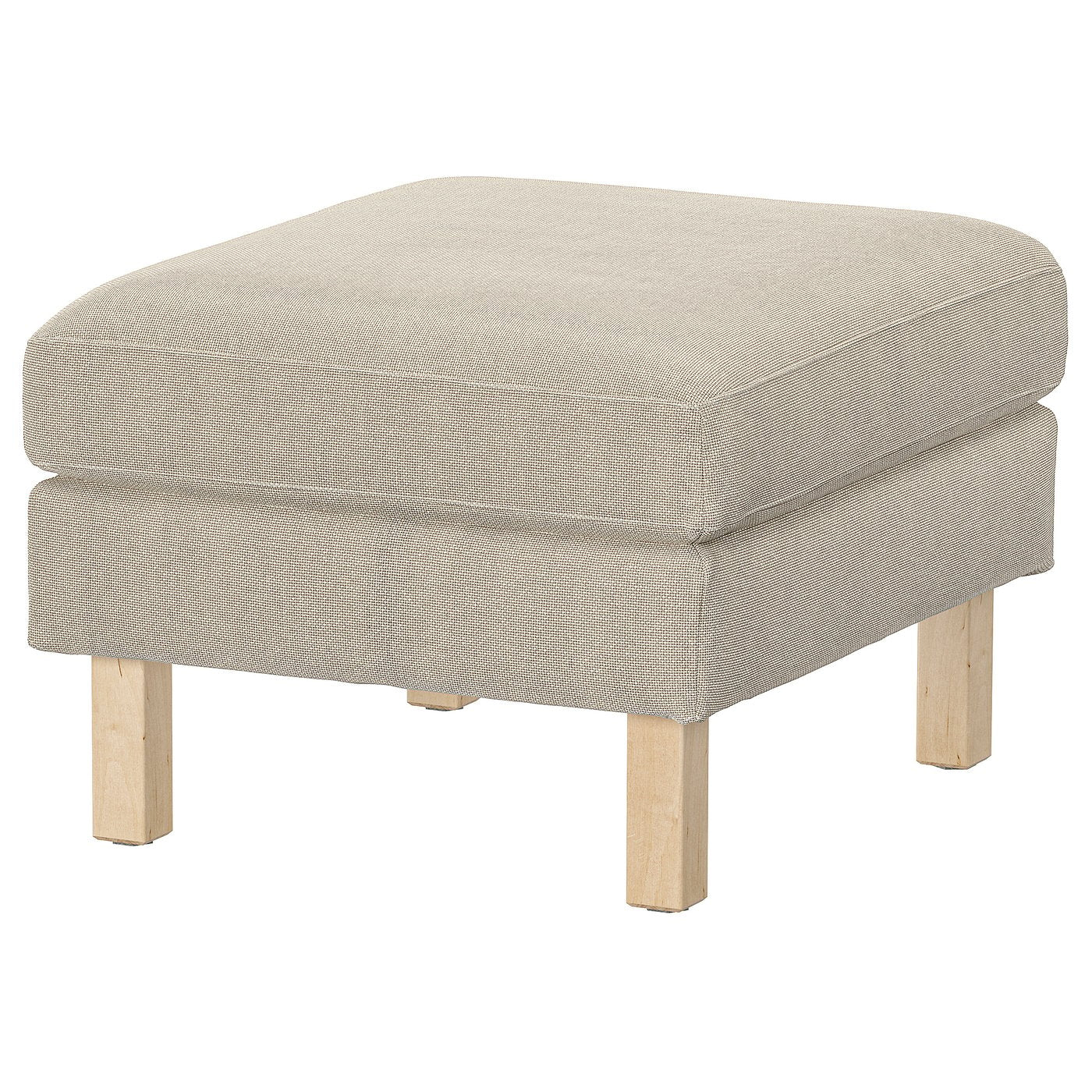 SALTSJÖBADEN footstool, Fridtuna light beige, 71x47x63 cm