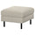 SALTSJÖBADEN footstool, Fridtuna light beige, 71x46x63 cm