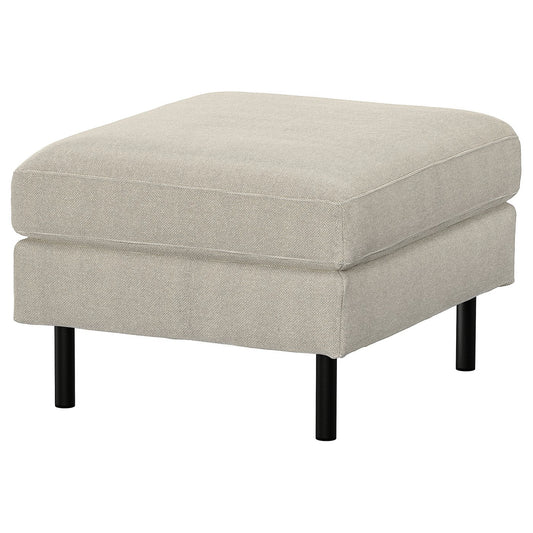 SALTSJÖBADEN footstool, Fridtuna light beige, 71x46x63 cm