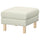 SALTSJÖBADEN footstool, Gunnared beige