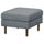 SALTSJÖBADEN footstool, Gunnared medium grey, 71x47x63 cm