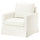 SALTSJÖBADEN rocking and swivel armchair, Blekinge white