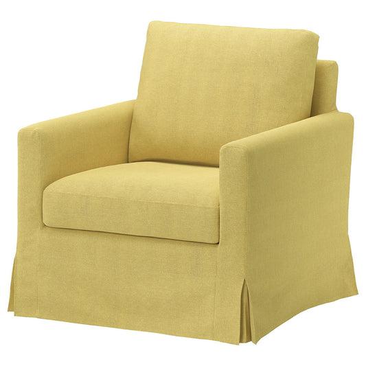 SALTSJÖBADEN rocking and swivel armchair, Fridtuna yellow