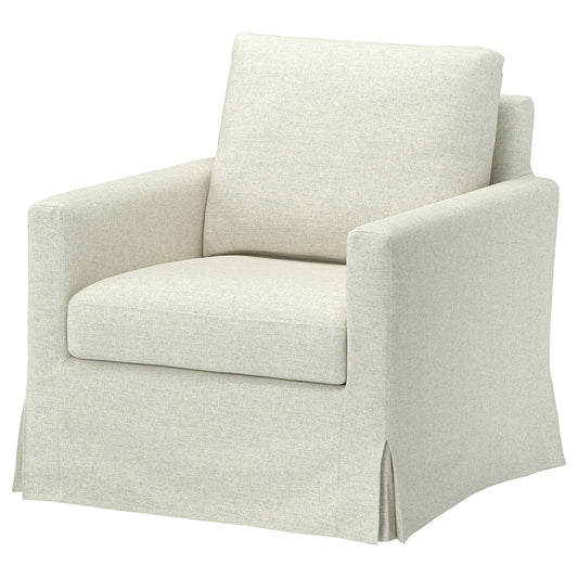 SALTSJÖBADEN rocking and swivel armchair, Gunnared beige