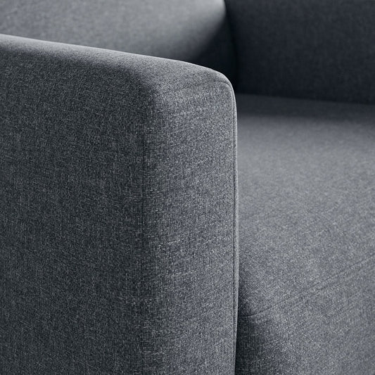 SALTSJÖBADEN rocking and swivel armchair, Gunnared medium grey