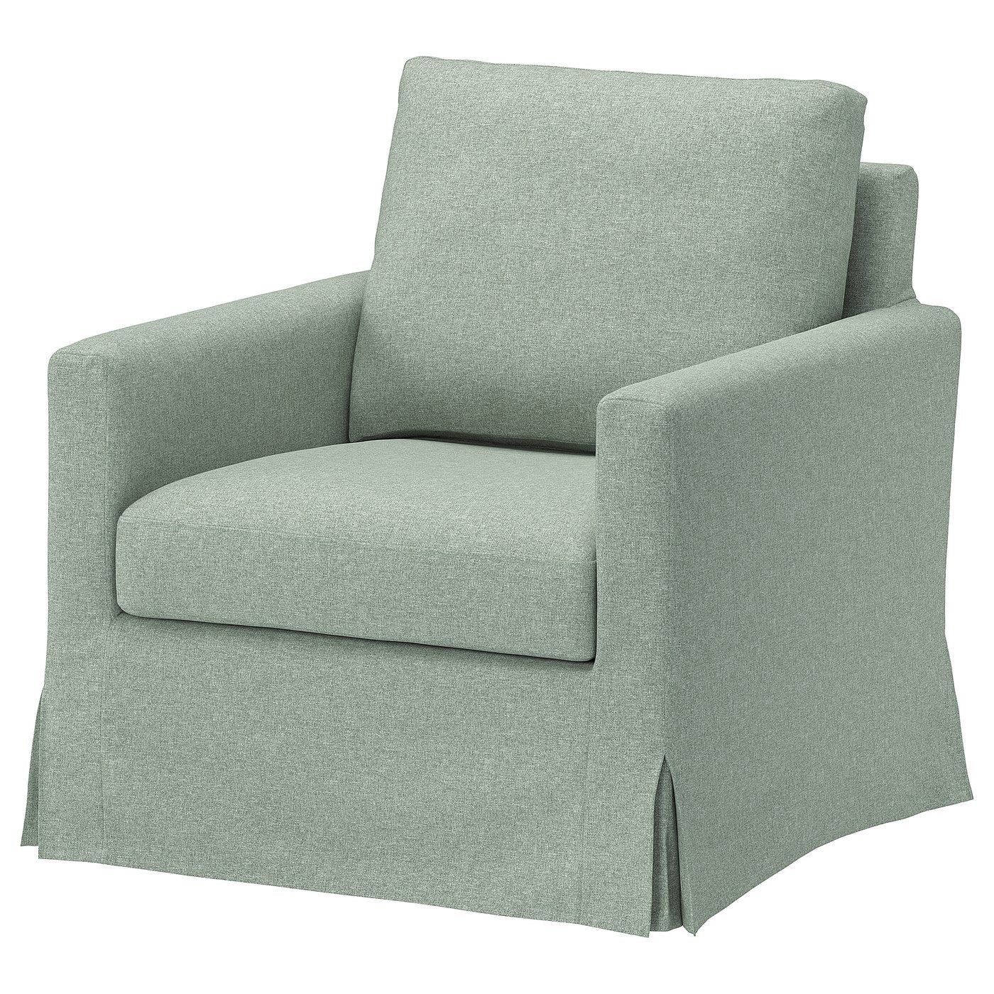 SALTSJÖBADEN rocking and swivel armchair, Gunnared light green