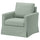 SALTSJÖBADEN rocking and swivel armchair, Gunnared light green