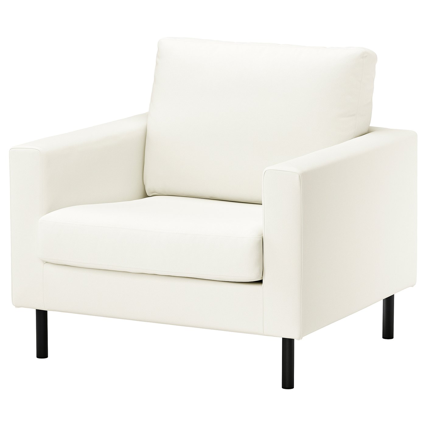 SALTSJÖBADEN armchair, Blekinge white, 69x16x88 cm