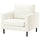 SALTSJÖBADEN armchair, Blekinge white, 93x89x88 cm