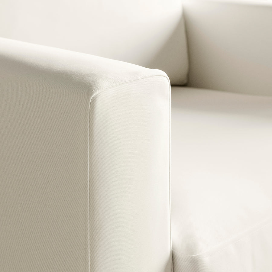 SALTSJÖBADEN armchair, Blekinge white, 93x90x88 cm