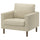 SALTSJÖBADEN armchair, Fridtuna light beige, 93x90x88 cm