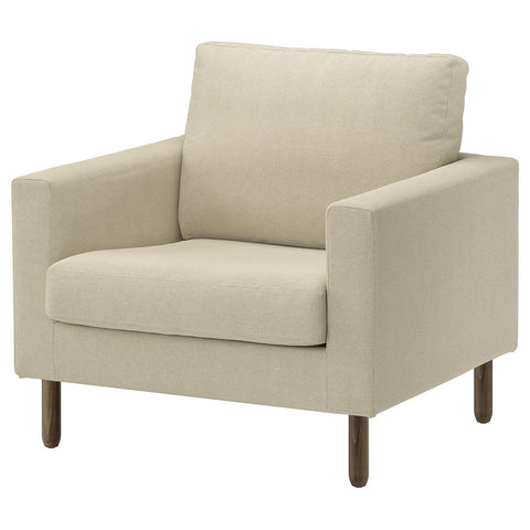 SALTSJÖBADEN armchair, Fridtuna light beige, 69x17x88 cm