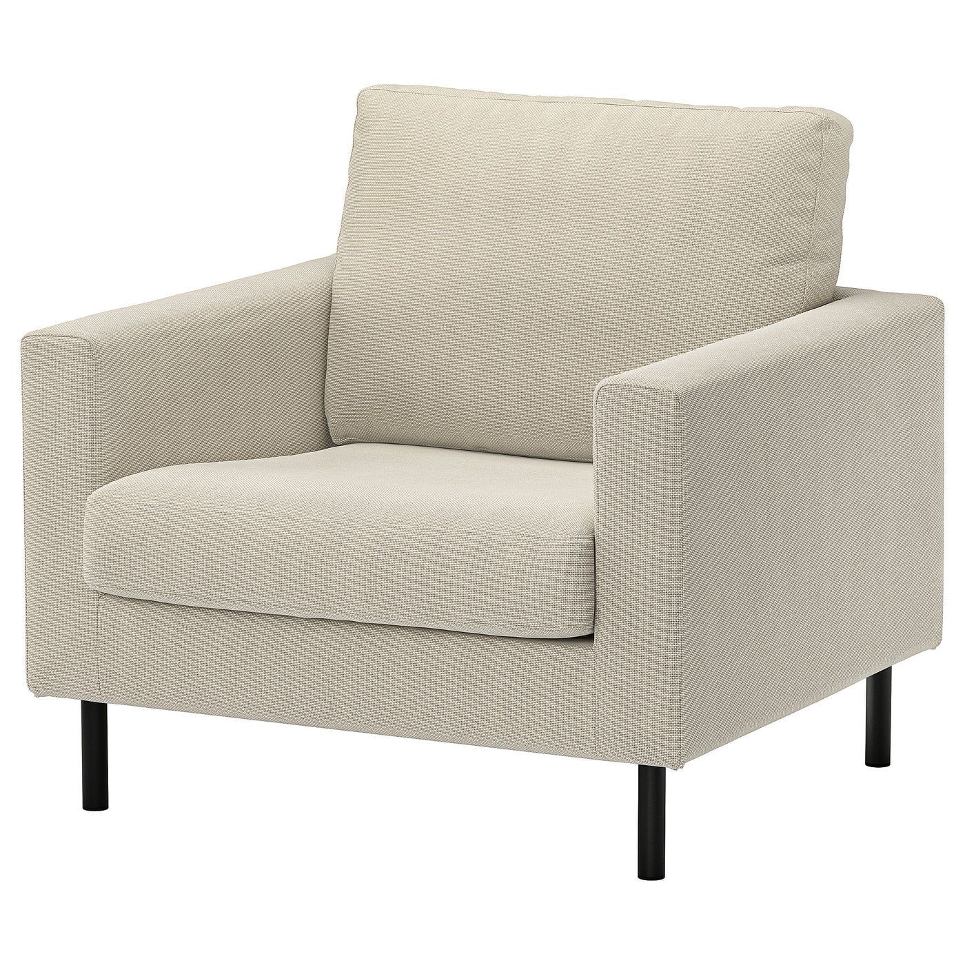 SALTSJÖBADEN armchair, Fridtuna light beige, 93x89x88 cm