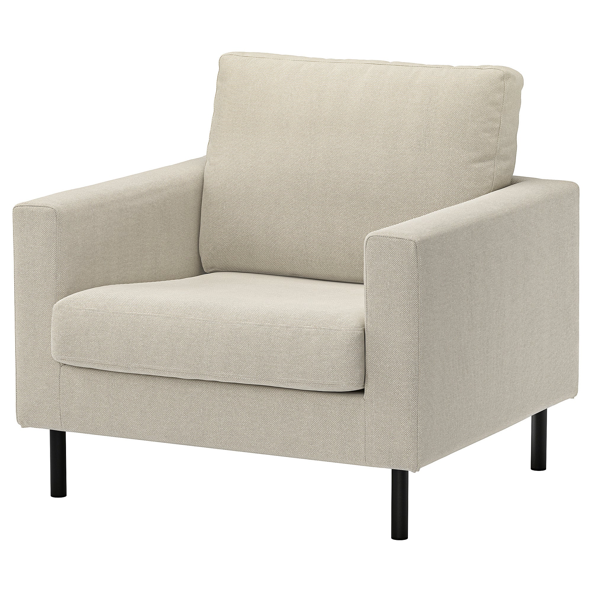 SALTSJÖBADEN armchair, Fridtuna light beige, 93x89x88 cm
