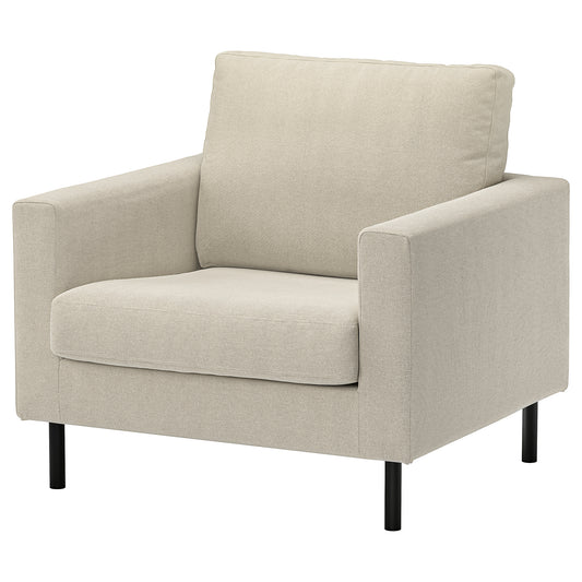 SALTSJÖBADEN armchair, Fridtuna light beige, 93x89x88 cm