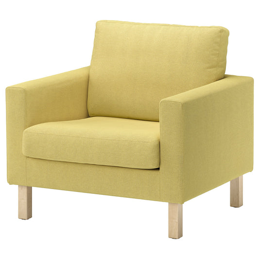 SALTSJÖBADEN armchair, Fridtuna yellow, 93x90x88 cm