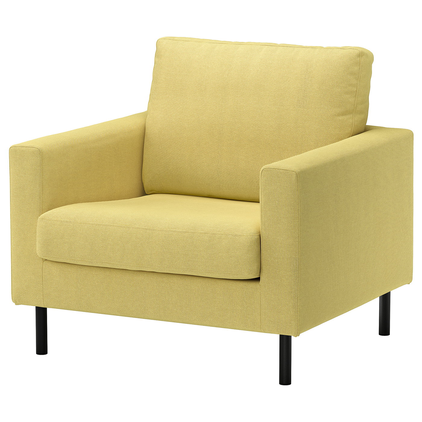 SALTSJÖBADEN armchair, Fridtuna yellow, 93x89x88 cm