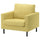 SALTSJÖBADEN armchair, Fridtuna yellow, 93x89x88 cm