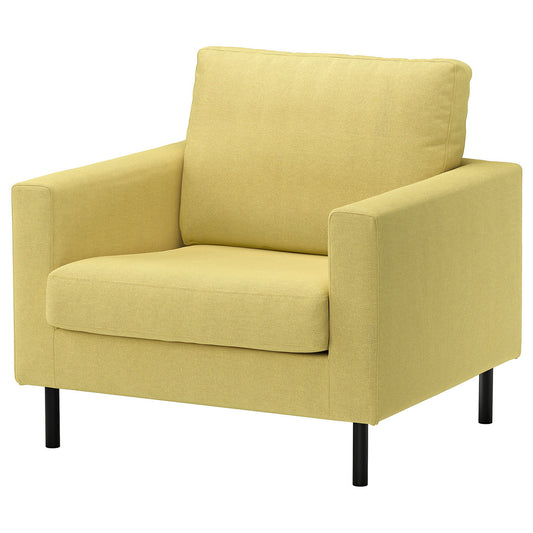 SALTSJÖBADEN armchair, Fridtuna yellow, 93x89x88 cm
