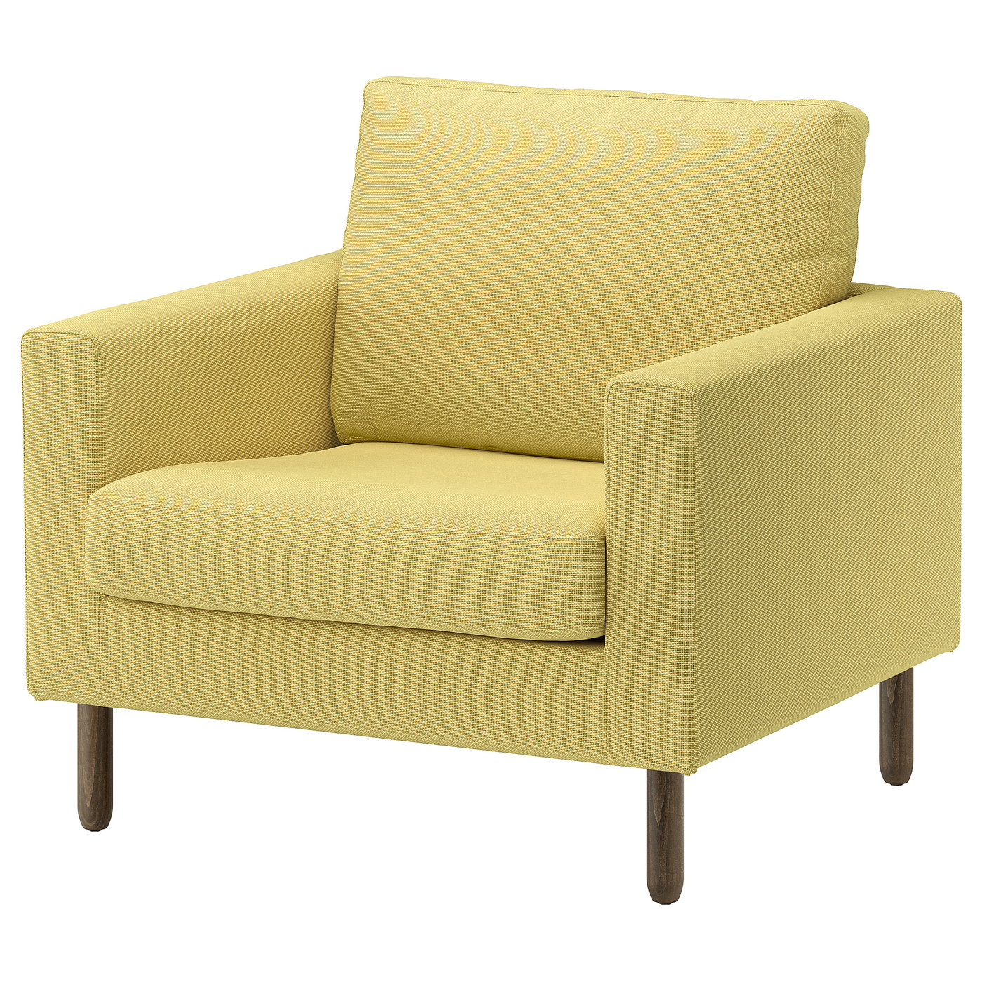 SALTSJÖBADEN armchair, Fridtuna yellow, 93x90x88 cm