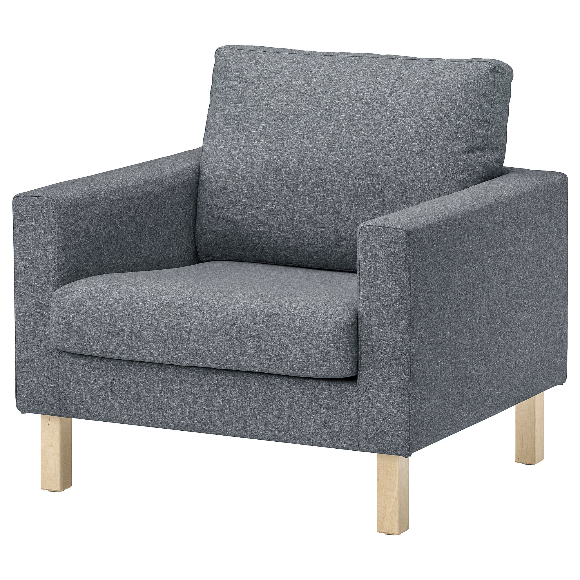 SALTSJÖBADEN armchair, Gunnared medium grey, 93x90x88 cm