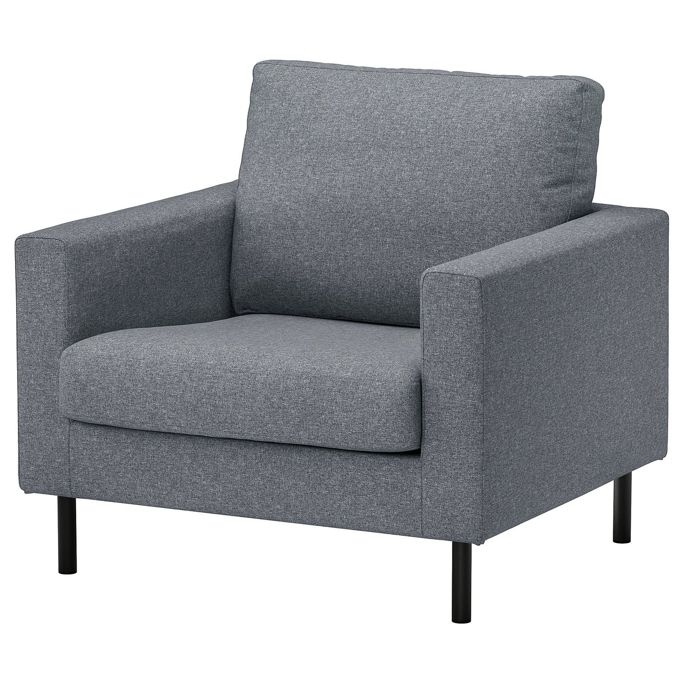SALTSJÖBADEN armchair, Gunnared medium grey, 93x89x88 cm