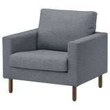 SALTSJÖBADEN armchair, Gunnared medium grey, 93x90x88 cm