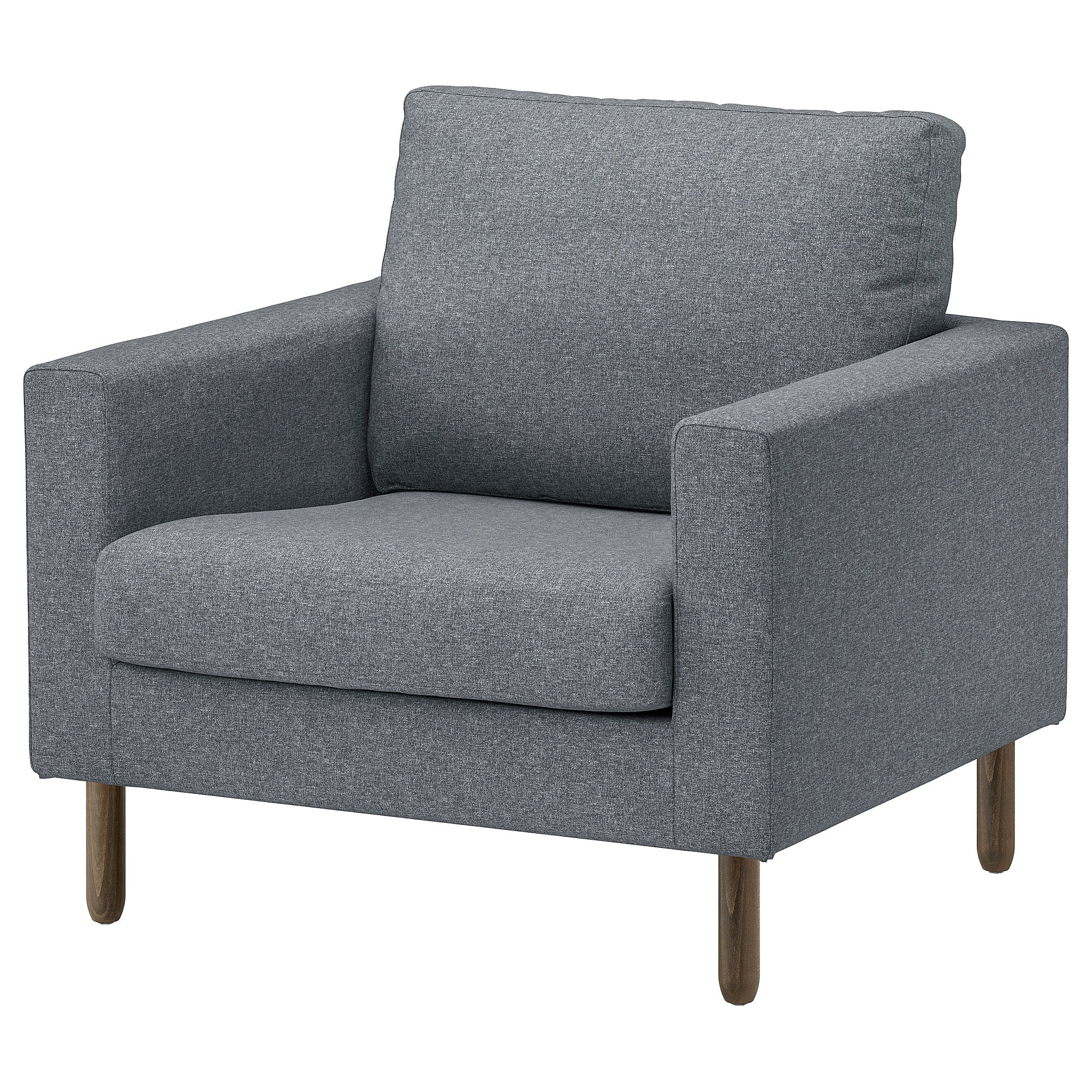 SALTSJÖBADEN armchair, Gunnared medium grey, 93x90x88 cm