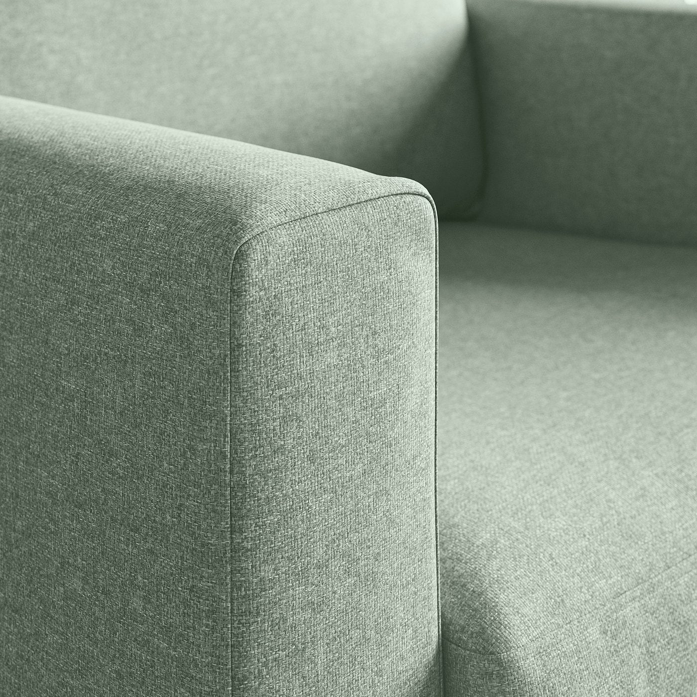 SALTSJÖBADEN armchair, Gunnared light green, 93x89x88 cm