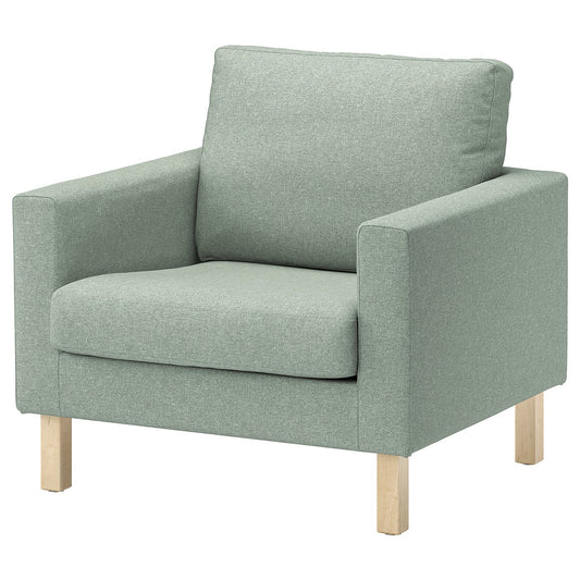 SALTSJÖBADEN armchair, Gunnared light green, 93x90x88 cm