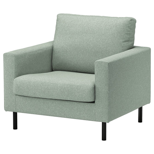 SALTSJÖBADEN armchair, Gunnared light green, 93x89x88 cm