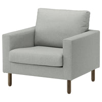SALTSJÖBADEN armchair, Tonerud grey, 93x90x88 cm