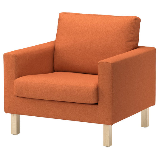 SALTSJÖBADEN armchair, Tonerud red-brown, 93x90x88 cm