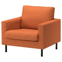 SALTSJÖBADEN armchair, Tonerud red-brown, 93x89x88 cm