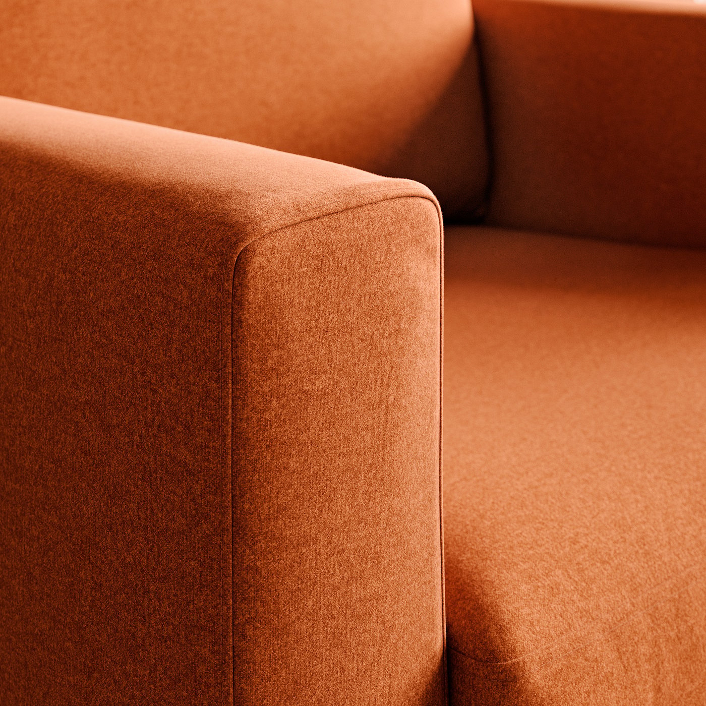 SALTSJÖBADEN armchair, Tonerud red-brown, 93x90x88 cm