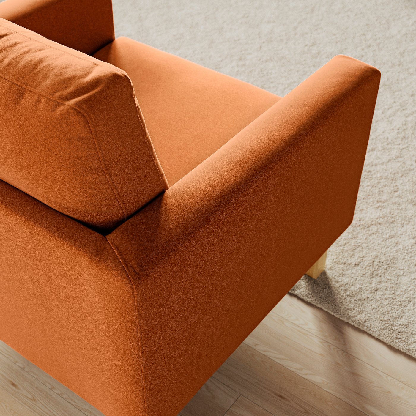 SALTSJÖBADEN armchair, Tonerud red-brown, 93x90x88 cm