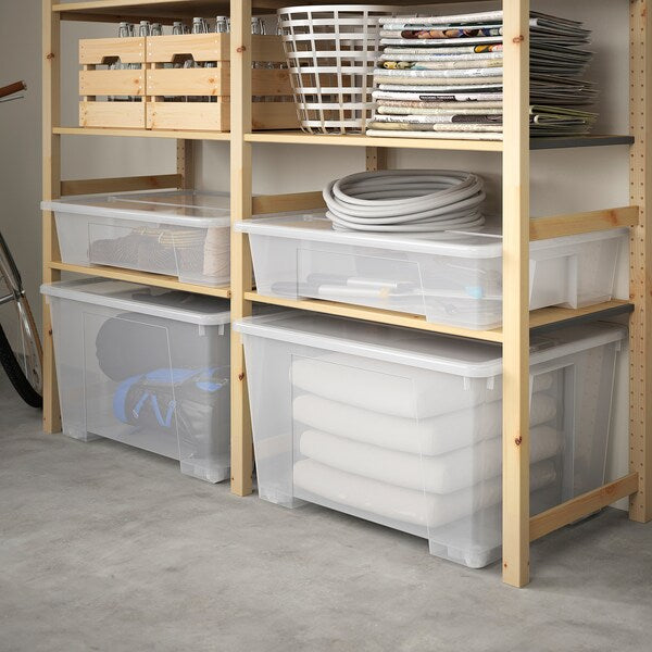 SAMLA - Lid for box 55/130 l, transparent